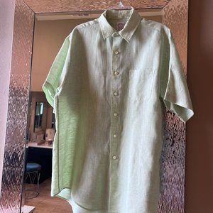 Brooks Brothers Regular-Fit Sport Shirt, Irish Linen Short-Sleeve